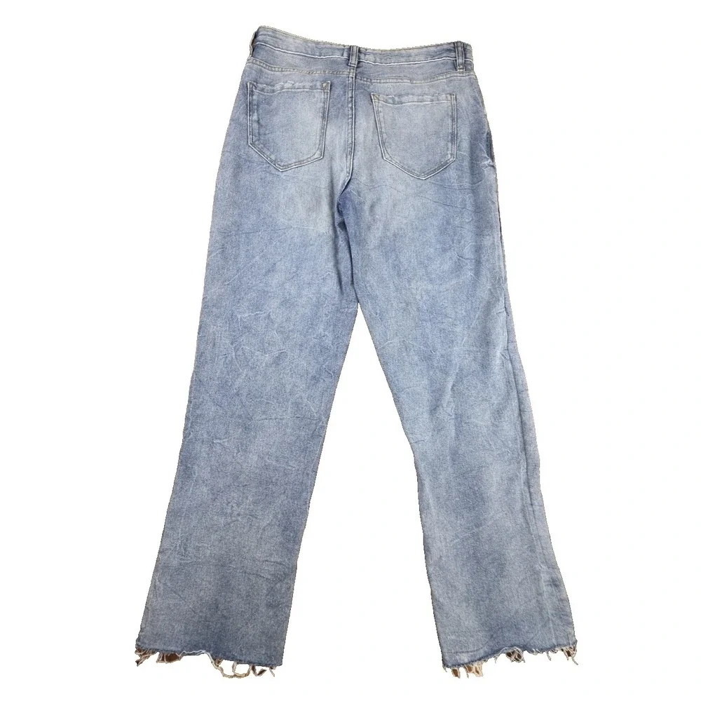 Kensie Distressed True Vintage The Slim Jeans Women's Size 8/29 Blue Denim (108)